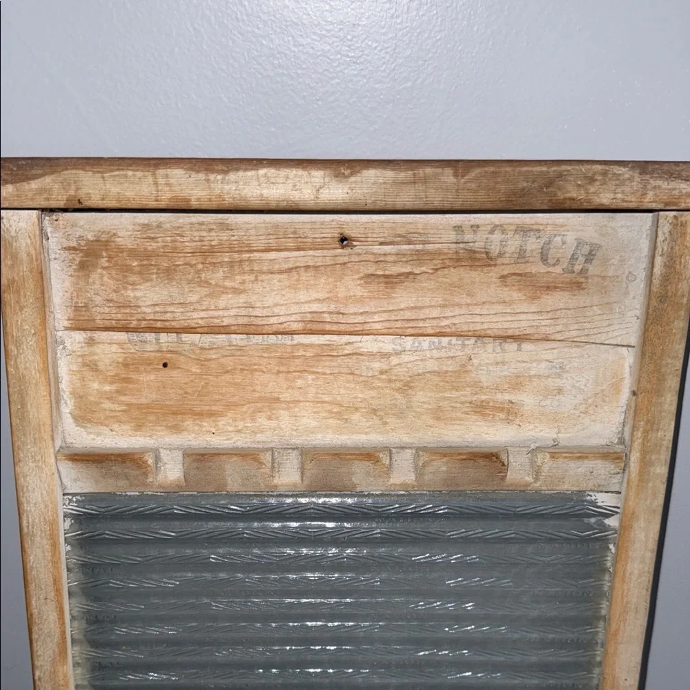 Vintage Wooden Washboard - National Washboard Co.